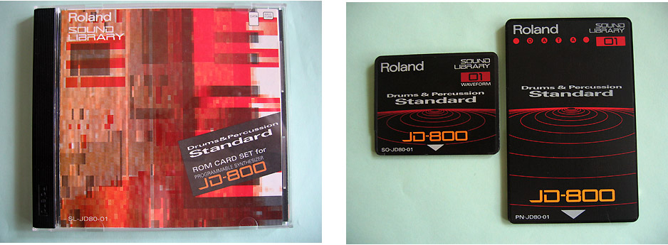 Roland JD800 Library 6セットとJD990 Library